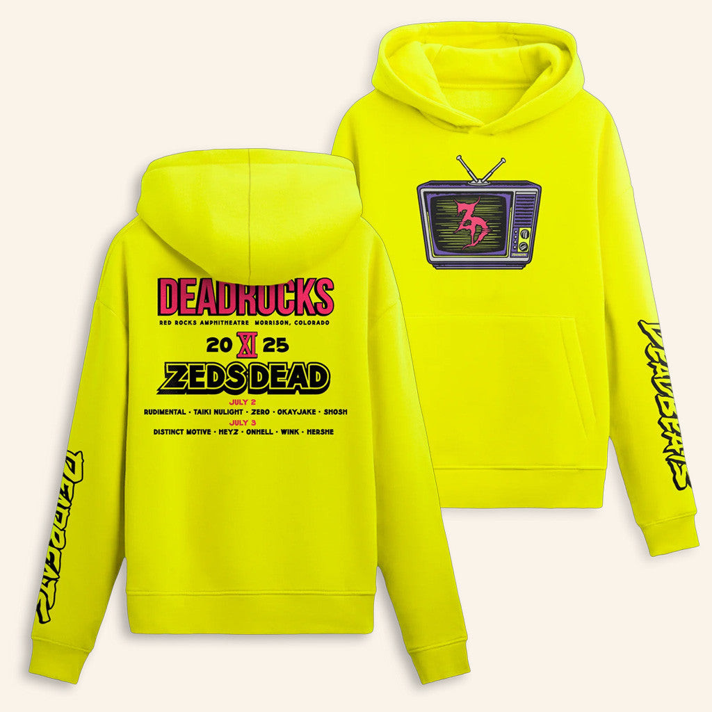 Zeds Dead Merch Deadrocks XI Hoodie Gift Ideas For Best Friends