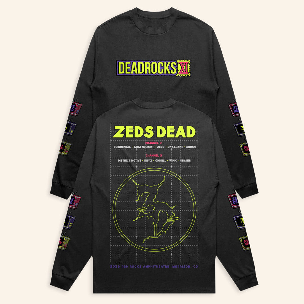 Zeds Dead Merch Deadrocks XI Long Sleeve T-Shirt Gift Ideas For Him Zeds Dead Merch Deadrocks XI Long Sleeve T-Shirt Gift Ideas For Him