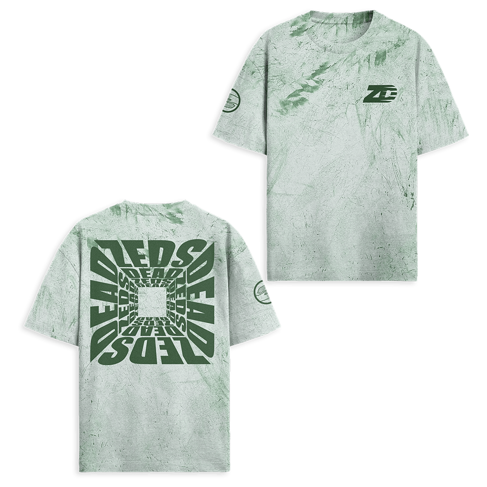 Zeds Dead Merch L7 Green Tie Dye T-Shirt Zeds Dead Shirt Gifts For Father's Day Ideas