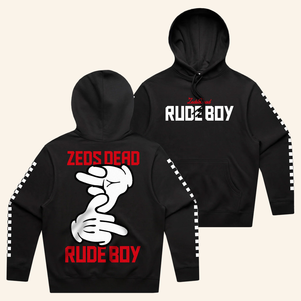 Zeds Dead Merch Rude Boy Hoodie Zeds Dead Hoodie Husband Christmas Gift Ideas Zeds Dead Merch Rude Boy Hoodie Zeds Dead Hoodie Husband Christmas Gift Ideas