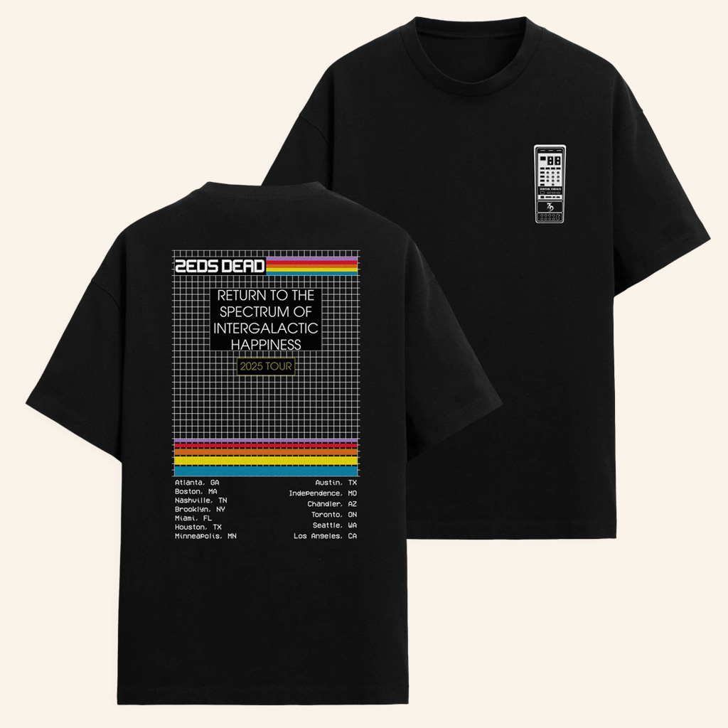 Zeds Dead Merch VHS Tour T-Shirt Zeds Dead Shirt Birthday Gifts For Music Lovers Zeds Dead Merch VHS Tour T-Shirt Zeds Dead Shirt Birthday Gifts For Music Lovers