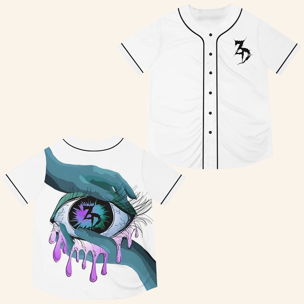 Zeds Dead Merch Zeds Dead Eye Baseball Jersey Cool Gifts For Music Lovers