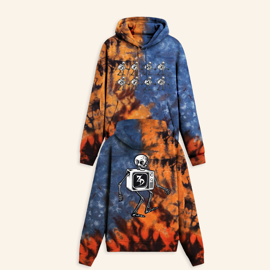Zeds Dead Merch Zeds Dead Parade Tie Dye Hoodie Gift Ideas For Son Zeds Dead Merch Zeds Dead Parade Tie Dye Hoodie Gift Ideas For Son