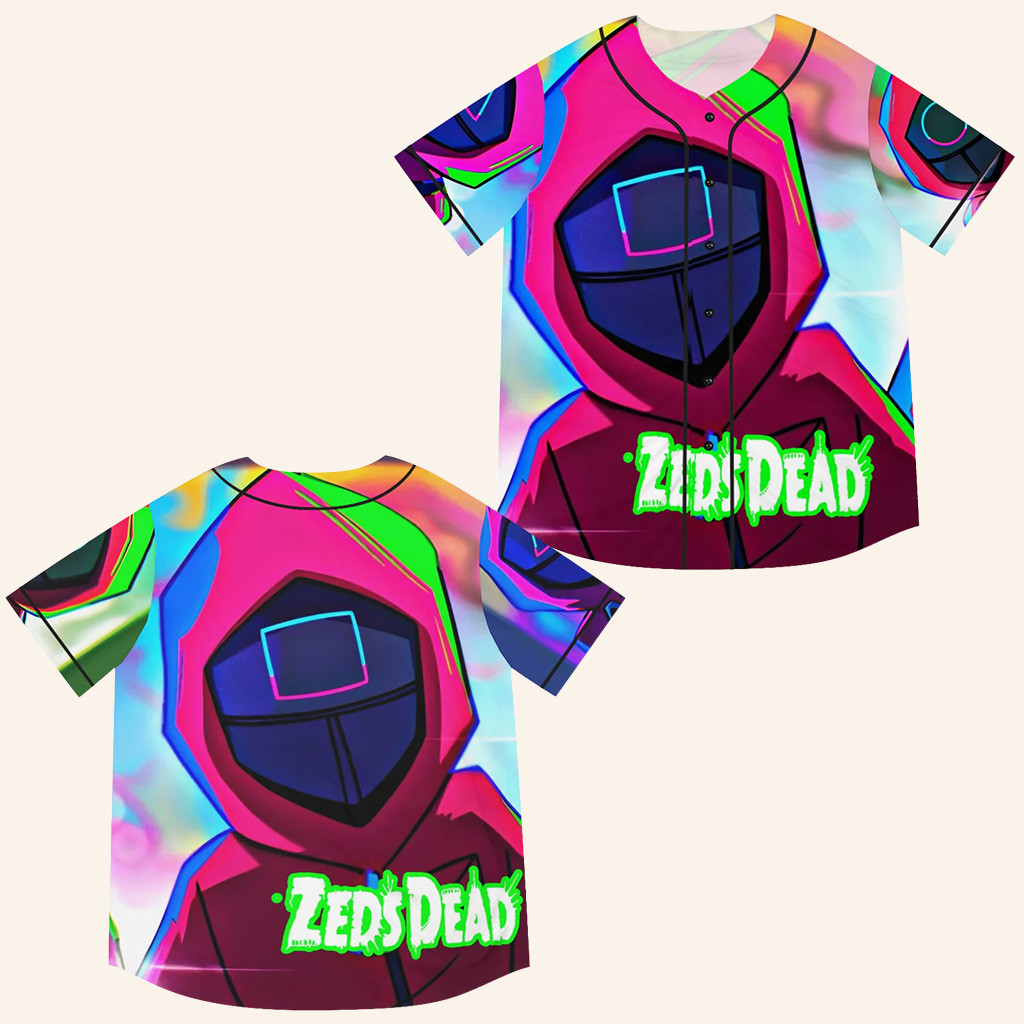 Zeds Dead Merch Zeds Dead Squid Games Jersey Rave Jersey Festival Clothing Music Lovers Gifts