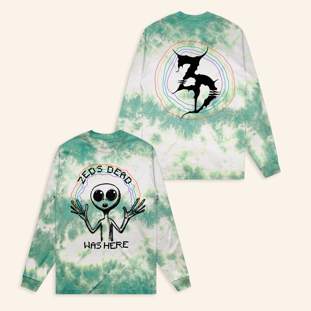 Zeds Dead Merch Zeds Dead Was Here V2 Tie Dye Long Sleeve T-Shirt Xmas Gifts For Son Zeds Dead Merch Zeds Dead Was Here V2 Tie Dye Long Sleeve T-Shirt Xmas Gifts For Son