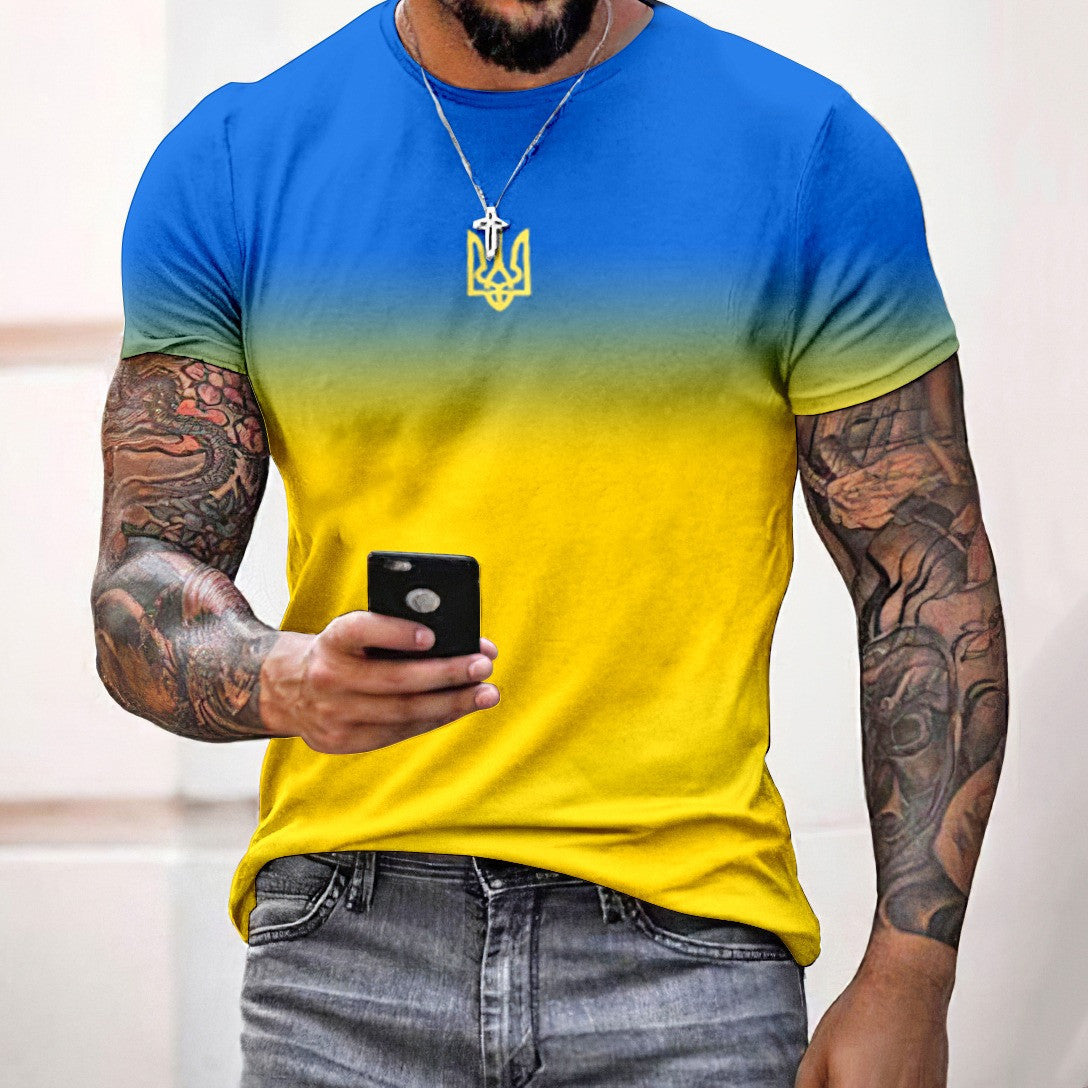 Zelensky Shirt Ukrainian Trident Symbol Patriotic T-Shirt Gifts For Him Zelensky Shirt Ukrainian Trident Symbol Patriotic T-Shirt Gifts For Him