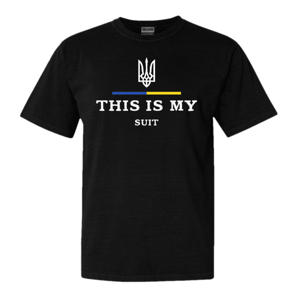 Zelensky This Is My Suit Im Not Playing Cards T-Shirt Ukraine Zelensky Shirt