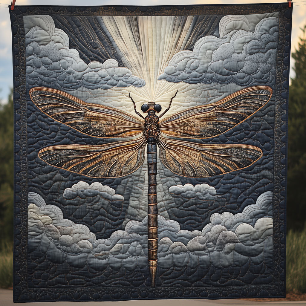 Zenith Dragonfly Quilt Premium Quilt Blanket Gift for Cozy Winter Nights