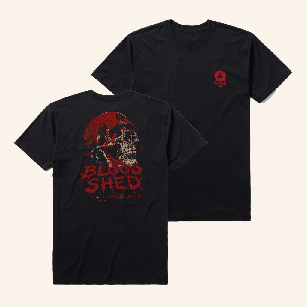 Zero Foxtrot Merch Blood Shed T-Shirt Birthday Gifts For Father Zero Foxtrot Merch Blood Shed T-Shirt Birthday Gifts For Father