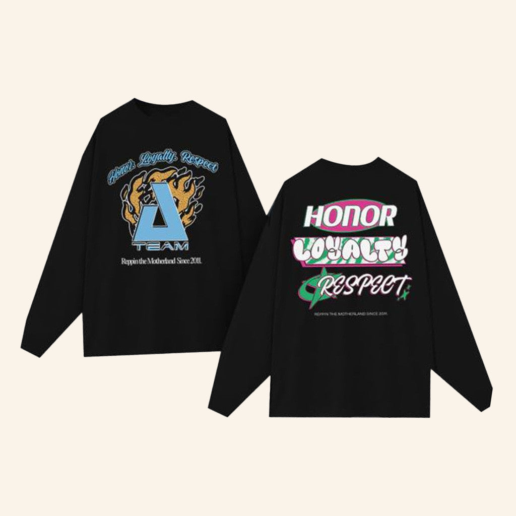 Zero Studio PH Merch A Team Black Long Sleeves Shirt Him Gifts Zero Studio PH Merch A Team Black Long Sleeves Shirt Him Gifts