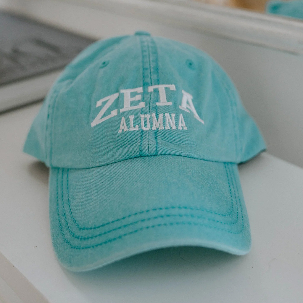 Zeta Tau Alpha Merch Zeta Alumna Embroidered Hat Gifts For Sisters