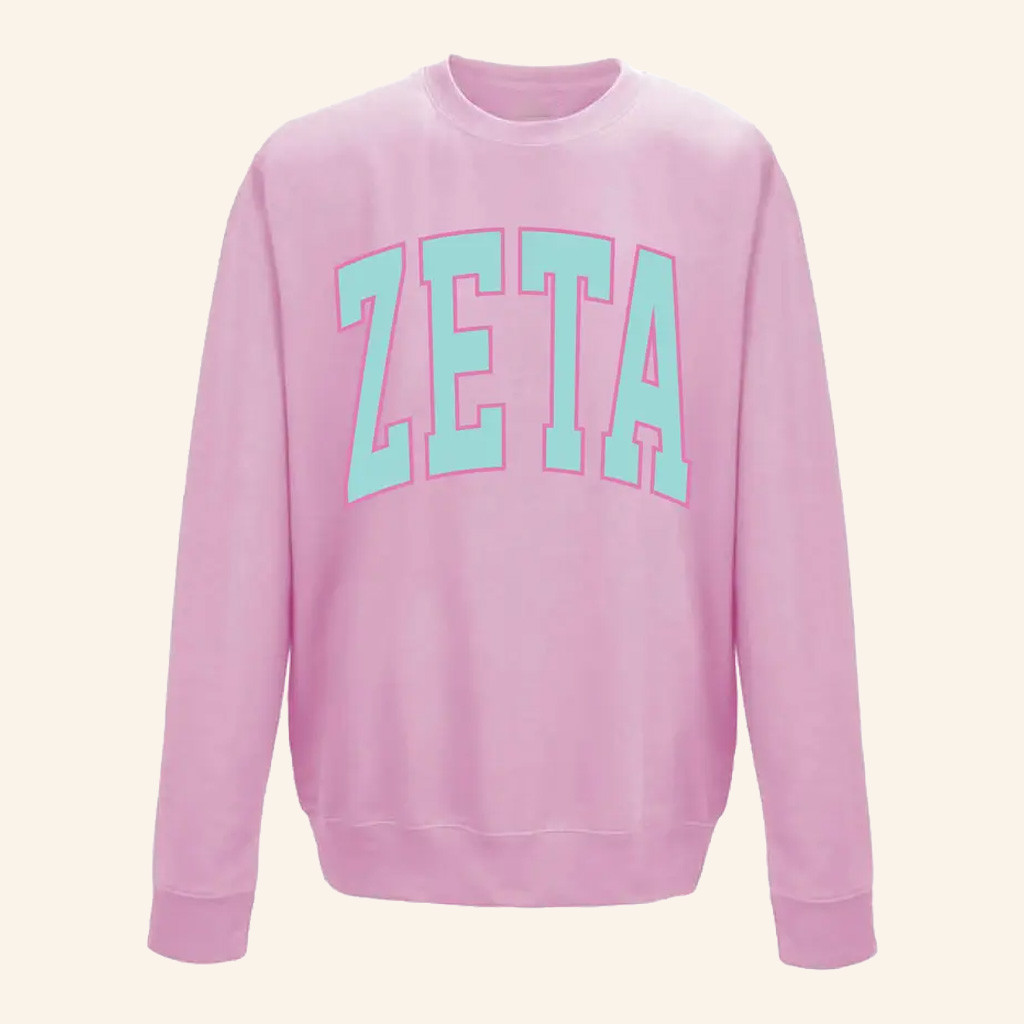 Zeta Tau Alpha Merch Zeta Vibrant Sweatshirt Unique Gifts For Girlfriend Zeta Tau Alpha Merch Zeta Vibrant Sweatshirt Unique Gifts For Girlfriend
