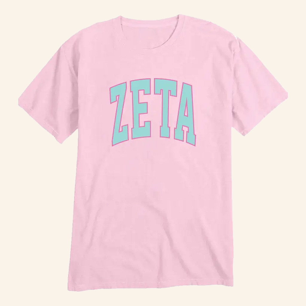 Zeta Tau Alpha Merch Zeta Vibrant T-Shirt Best Gifts For Girlfriend Birthday