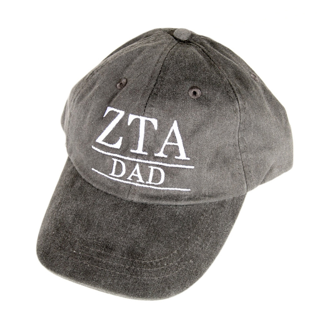 Zeta Tau Alpha Merch ZTA Dad Embroidered Hat Best Gifts For Father