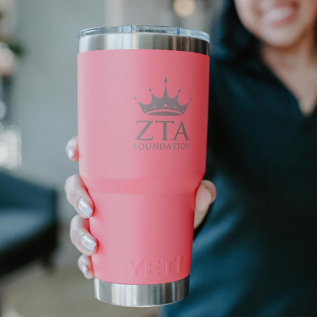Zeta Tau Alpha Merch ZTA Foundation Yeti Tumbler Best Gifts For Her Zeta Tau Alpha Merch ZTA Foundation Yeti Tumbler Best Gifts For Her