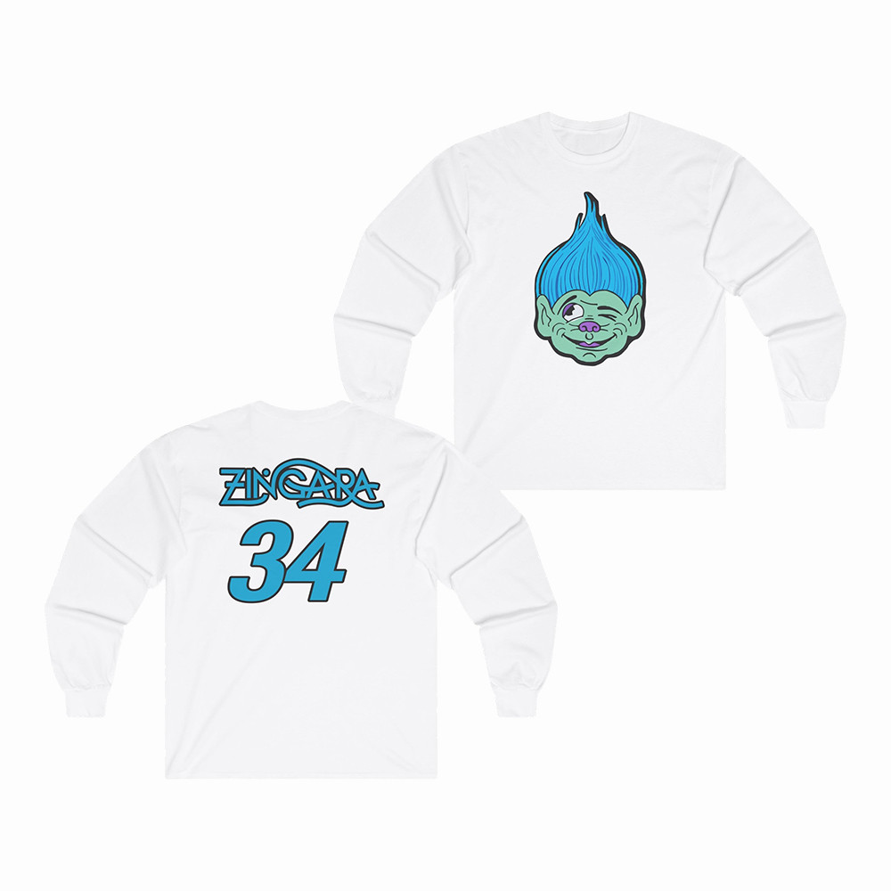 Zingara 34 Troll Graphic Long Sleeve Shirt Zingara Apparel Great Present For Music Lovers