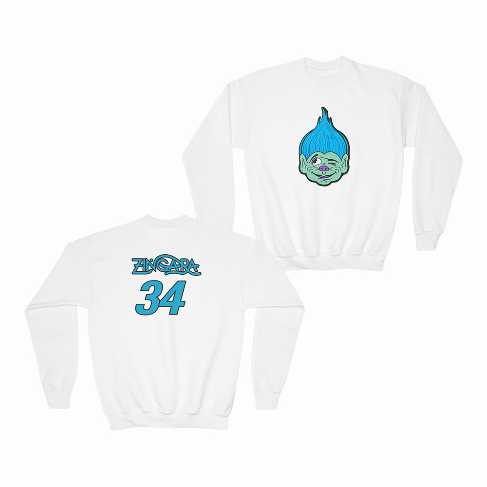 Zingara 34 Troll Graphic Sweatshirt Zingara Music Apparel Present Idea For Huge Fans