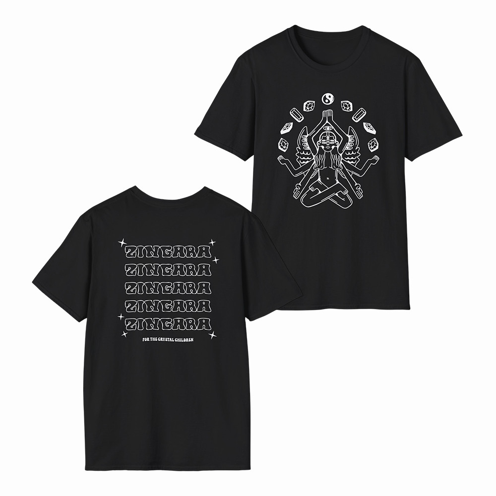 Zingara Lotus For The Crystal Children T-Shirt Zingara Merch Music Lover Gift For Boyfriend