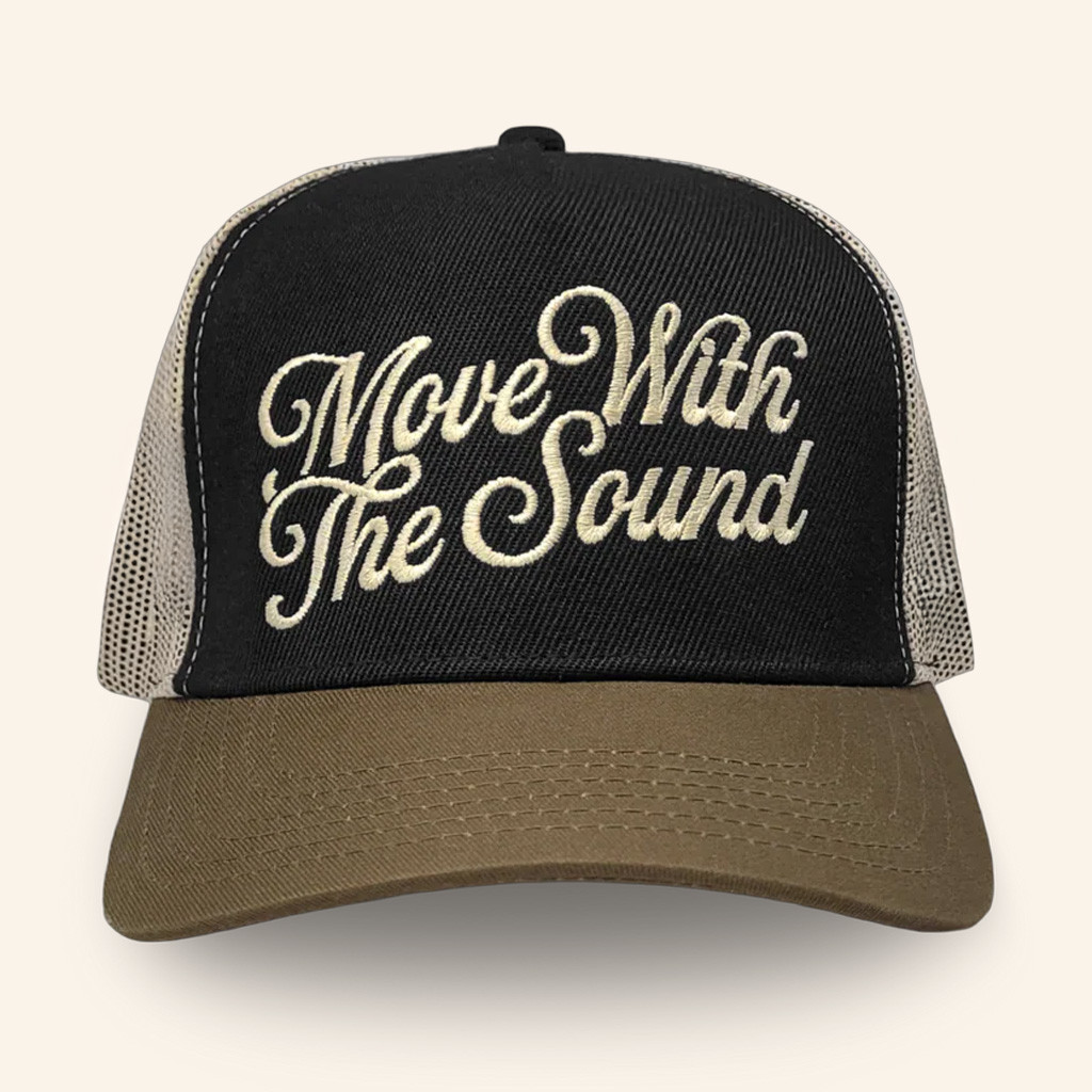 Zingara Merch Move With The Sound Trucker Hat Embroidered Gift Ideas For Music Lovers