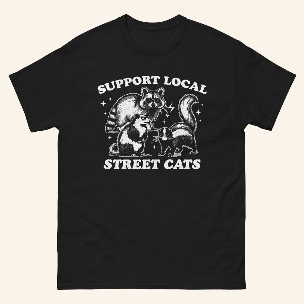 Zingara Merch Zingara Support Local Street Cats T-Shirt Best Gifts For Him