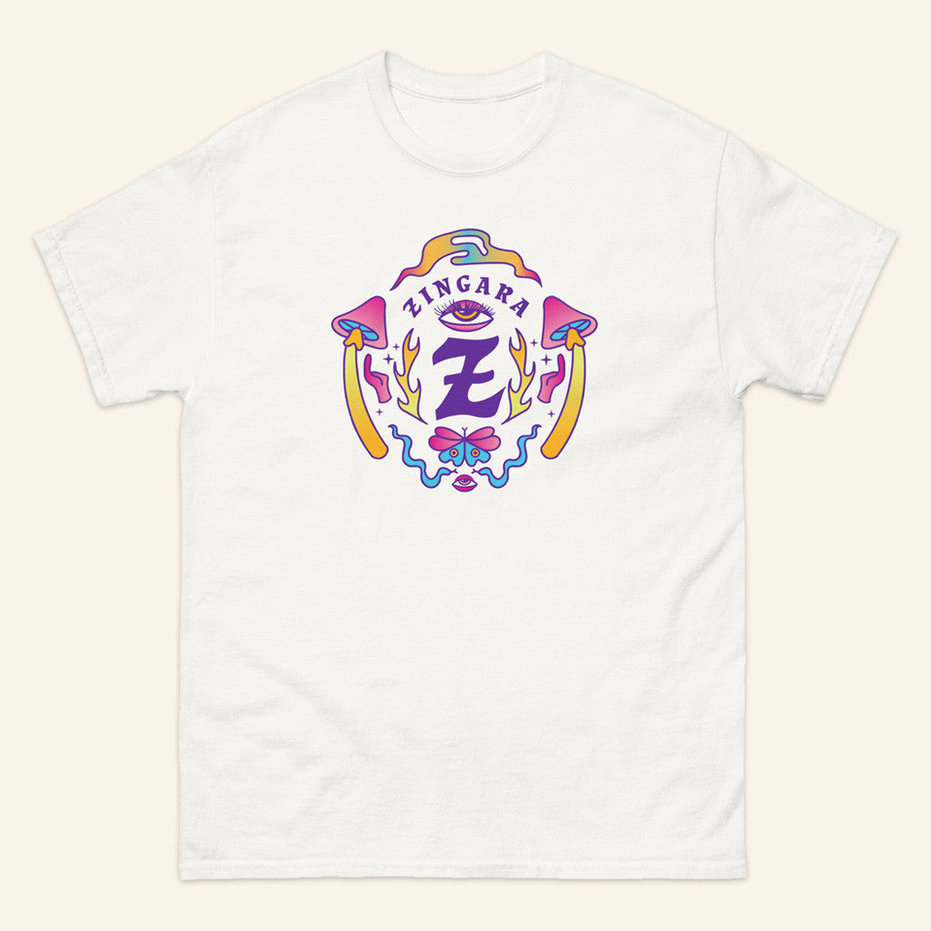 Zingara Merch Zingara White T-Shirt Gifts For Dudes Zingara Merch Zingara White T-Shirt Gifts For Dudes