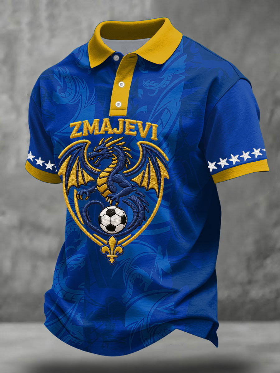 Zmajevi Dragon Soccer Polo Shirt Fifa World Cup 2026 Apparel Gift For Fans