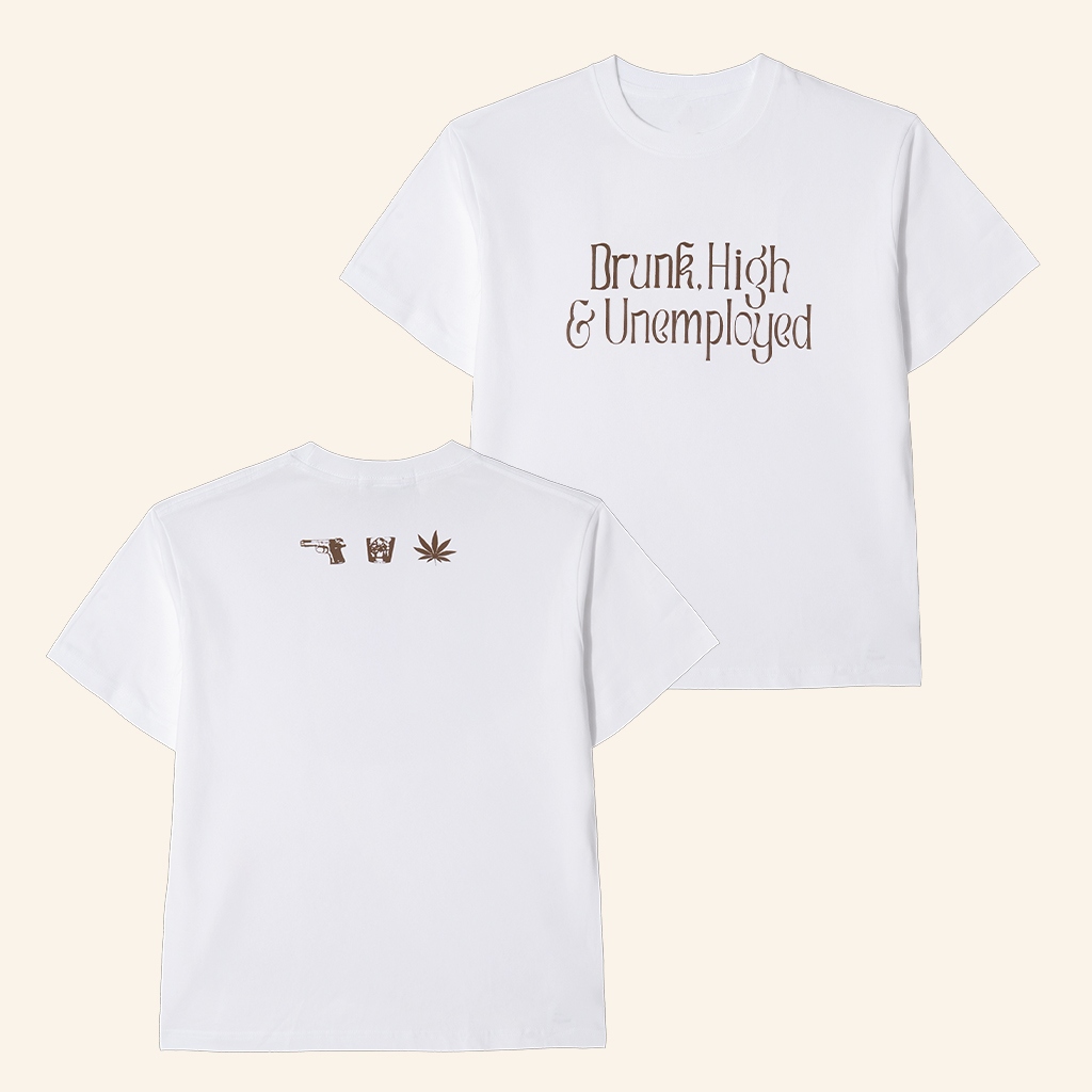 ZODIAC Jakarta Merch Exodus Drunk High And Unemployed T-Shirt Birthday Gift For Him