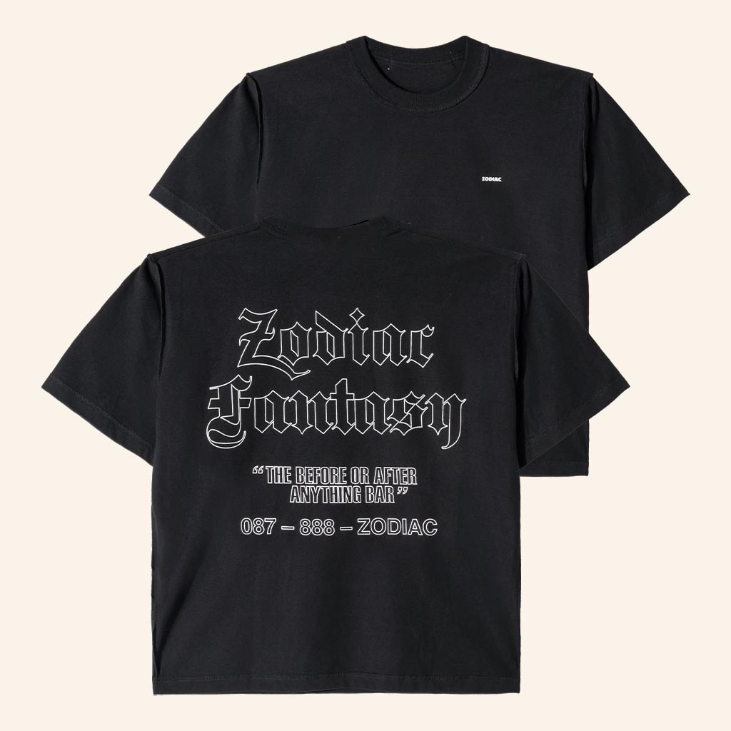 Zodiac Jakarta Merch Zodiac Fantasy T-Shirt The Before Of After Anything Bar Shirt Gift For Him