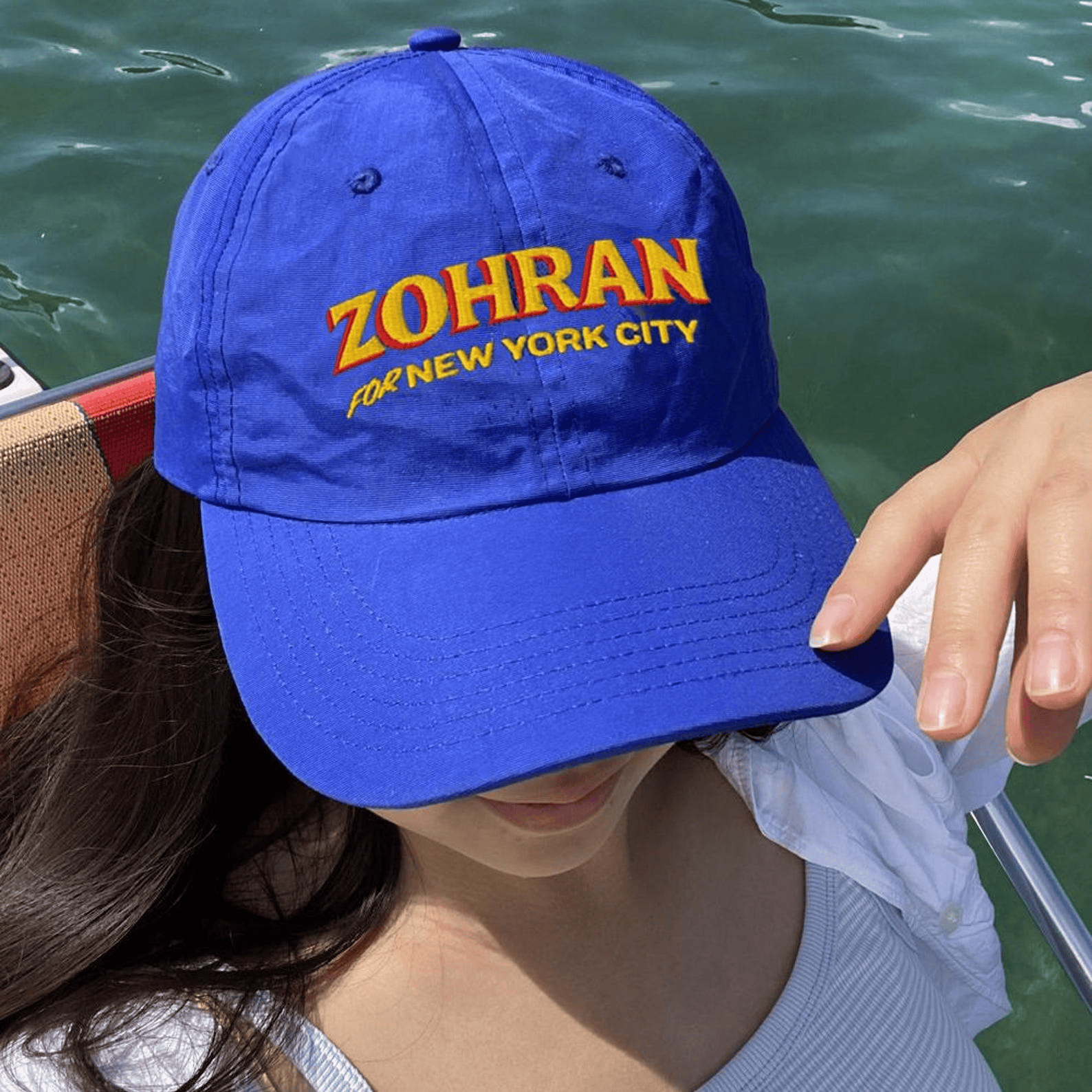 Zohran For New York City Embroidered Hat Zohran Mamdani Hat Merch for Democrats