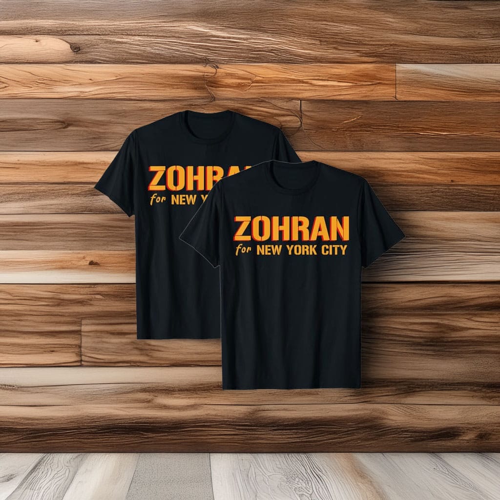 Zohran For New York City T-Shirt Mamdani Mayor Clothing Campaign Gift For Voters