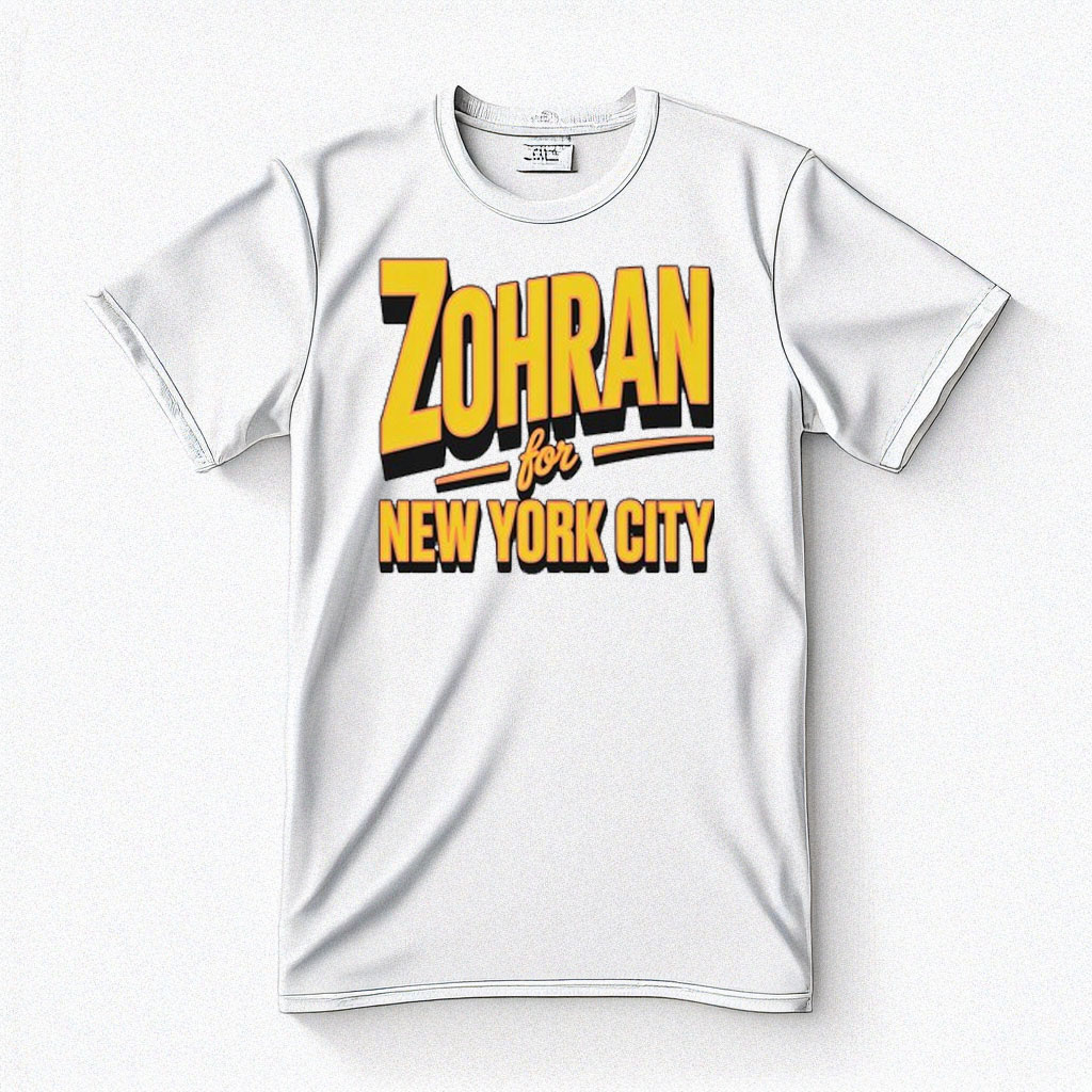 Zohran For New York City T-Shirt Mamdani Mayor Political Apparel Gifts For Supporters