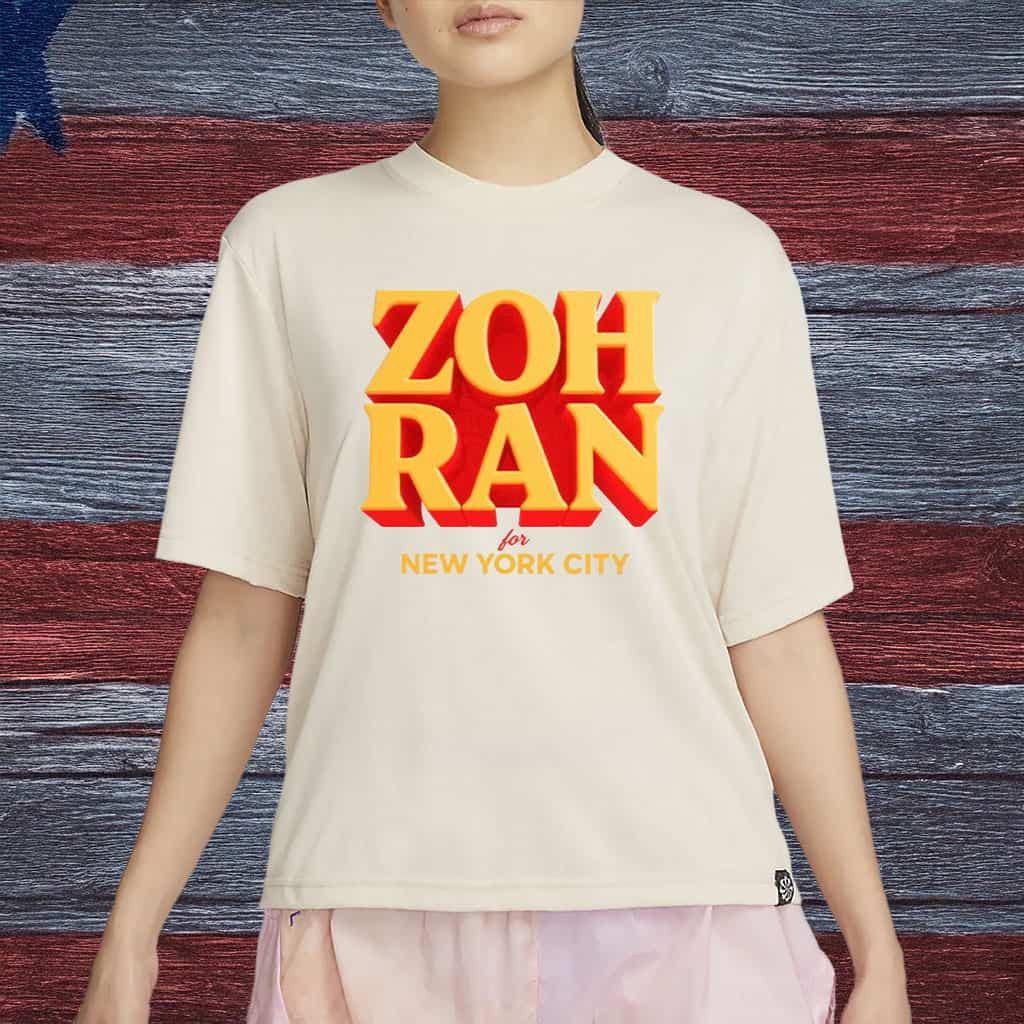 Zohran For New York City T-Shirt Mamdani Mayor Shirt Urban Streetwear Present Ideas