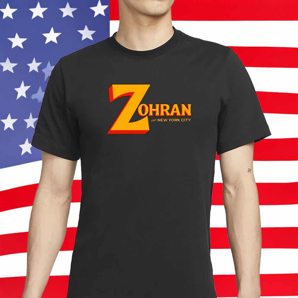 Zohran For New York City T-Shirt Political Support Shirt Urban Streetwear Present Ideas