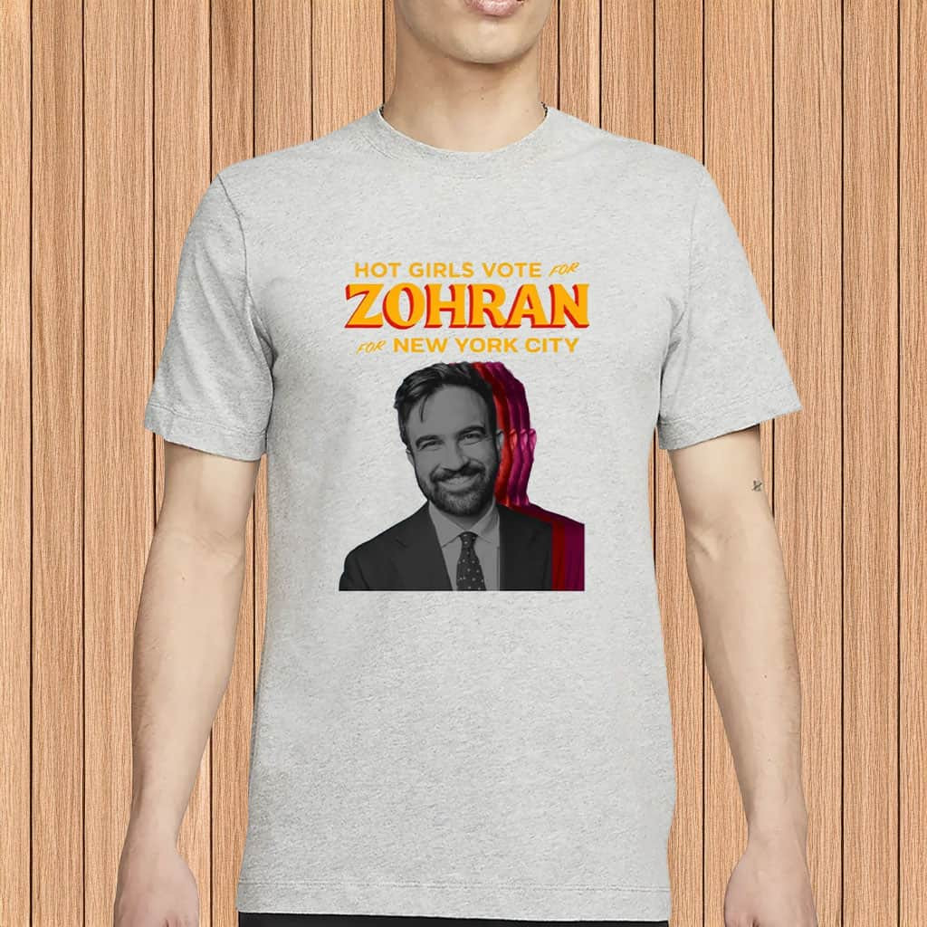 Zohran For New York City T-Shirt Vote Zohran 2025 Freeze Rent Tee Political Presents