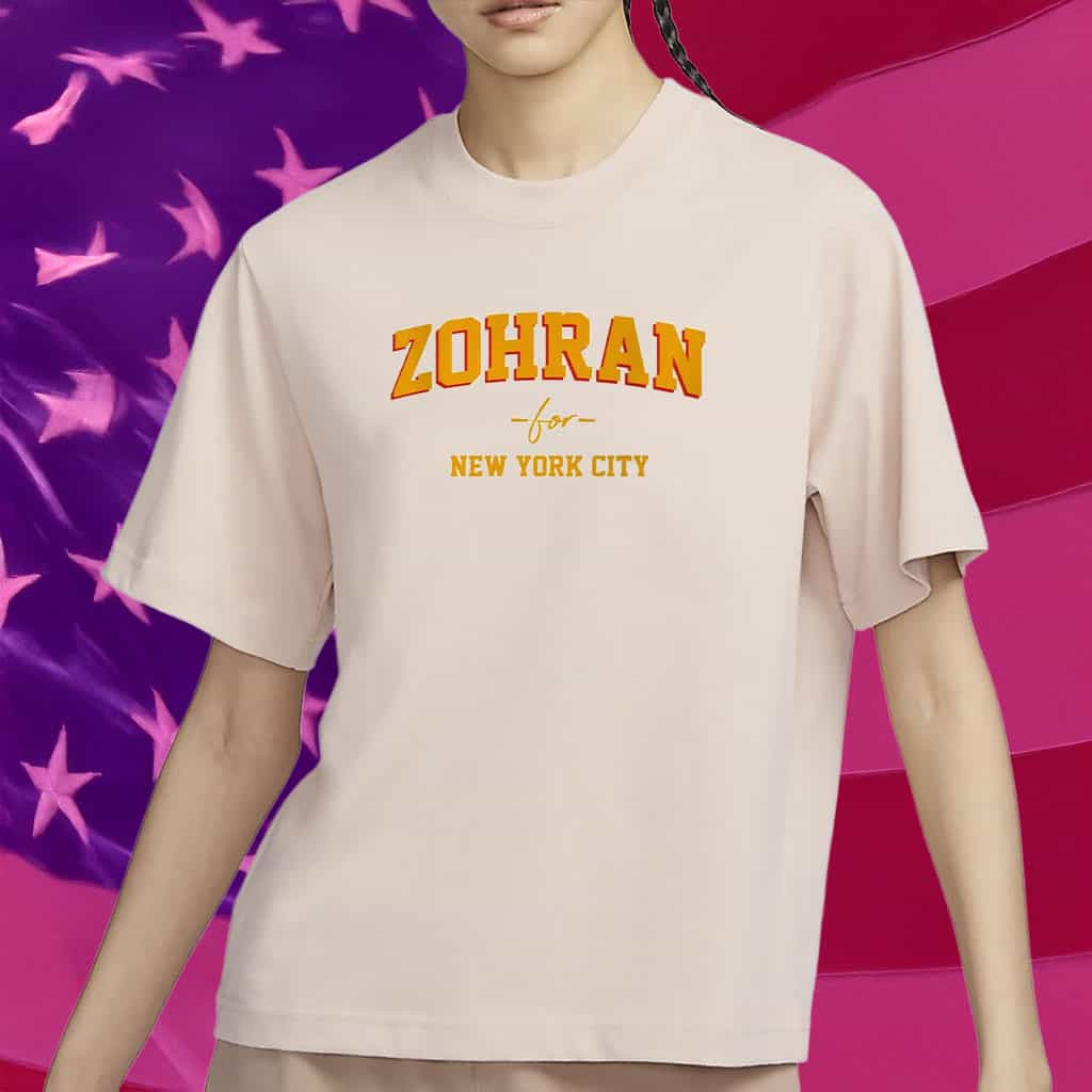 Zohran For New York City T-Shirt Vote Zohran Progressive Democrats Shirt Gift For NYC Fans