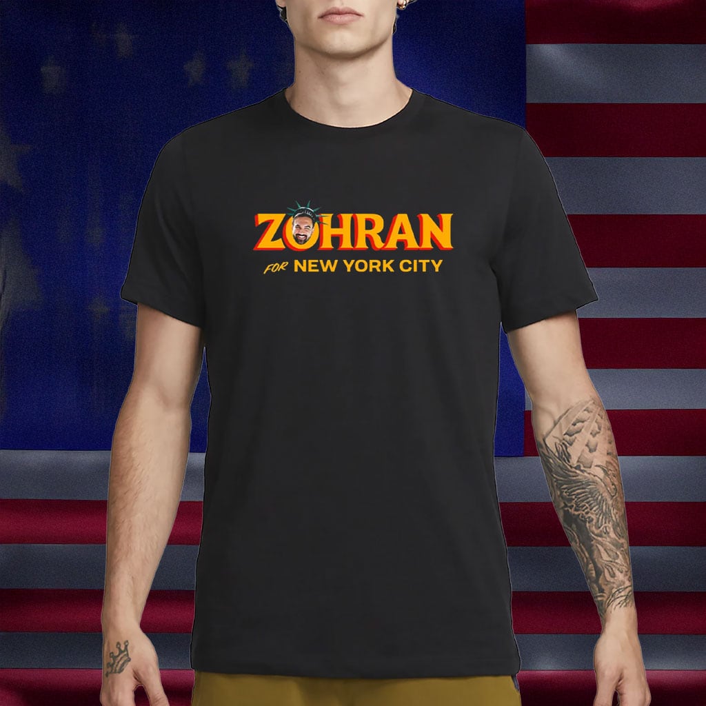 Zohran For New York City T-Shirt Zohran Mamdani Mayor Funny Political Gift Ideas