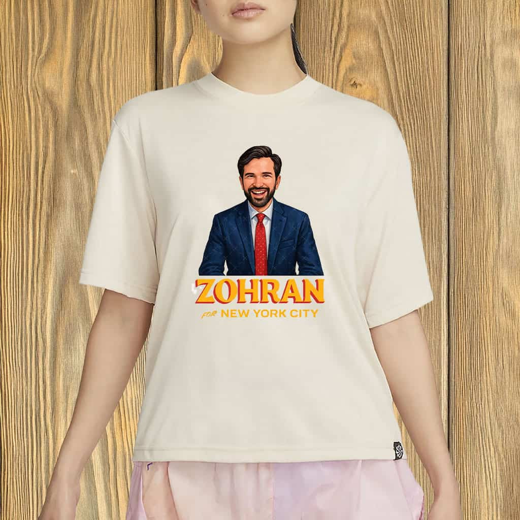 Zohran For New York City T-Shirt Zohran Mayor 2025 Campaign Clothes Present Ideas