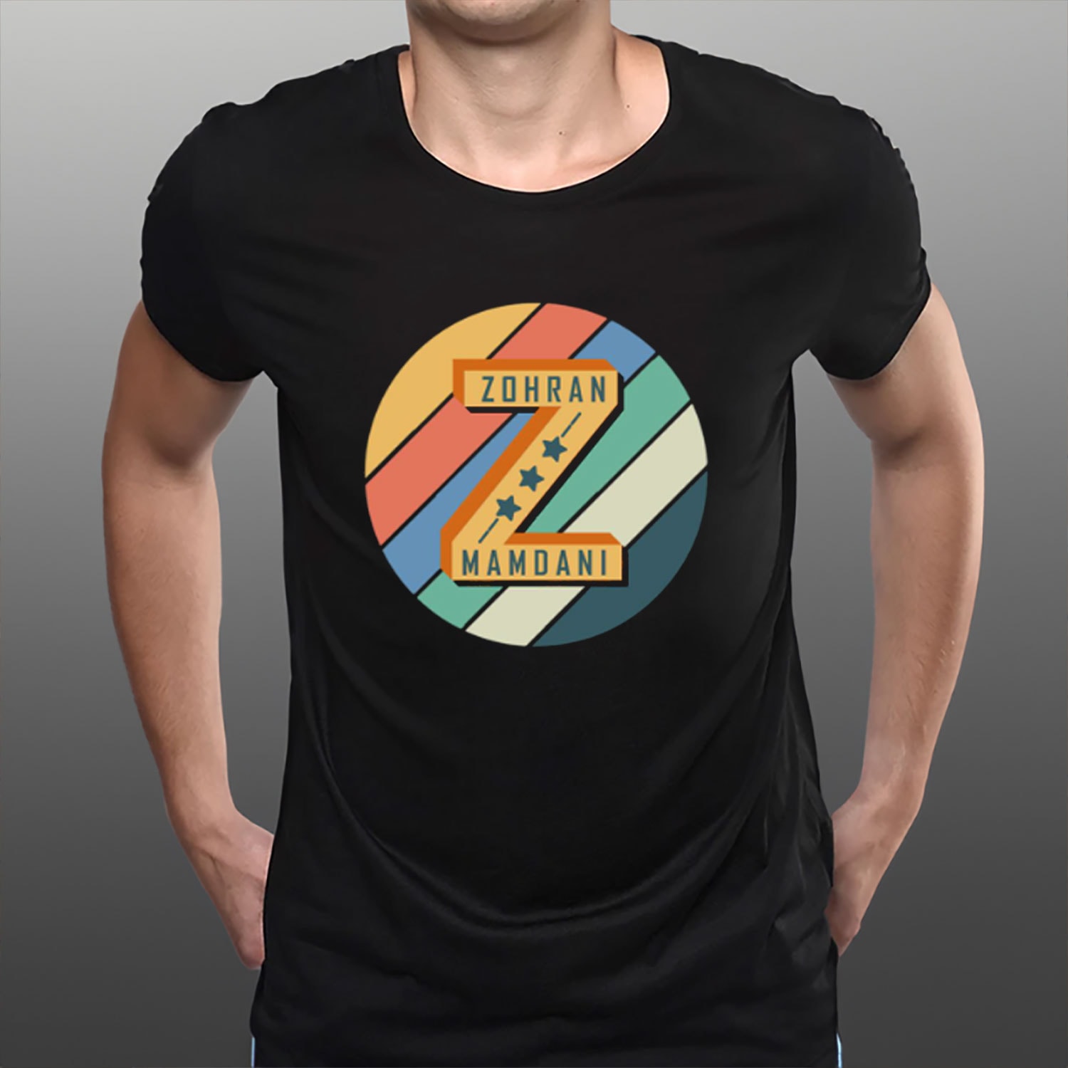 Zohran For New York T-Shirt Zohran Mamdani Merch Political Circle Logo Gifts For Supporters