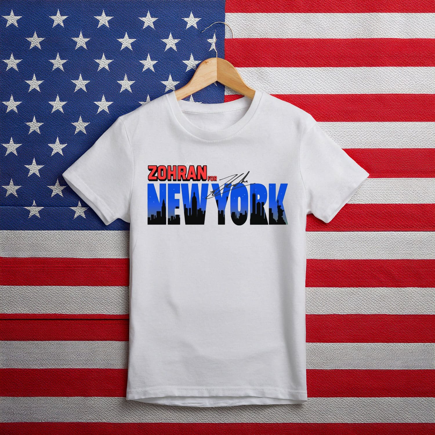 Zohran For New York T-Shirt Zohran Mamdani Trump Merch Presents For Patriots