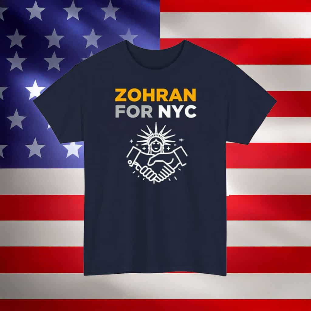 Zohran For NYC T-Shirt Mamdani For Mayor 2025 Campaign Shirt Gifts For Democrats Party