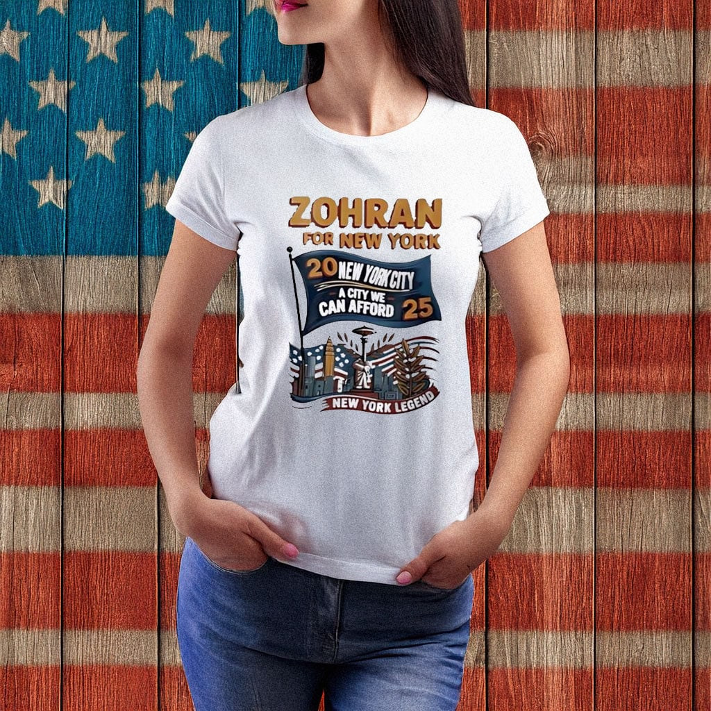Zohran Mamdani A New York You Can Afford T-Shirt Mayor Zohran For New York Tee Gifts
