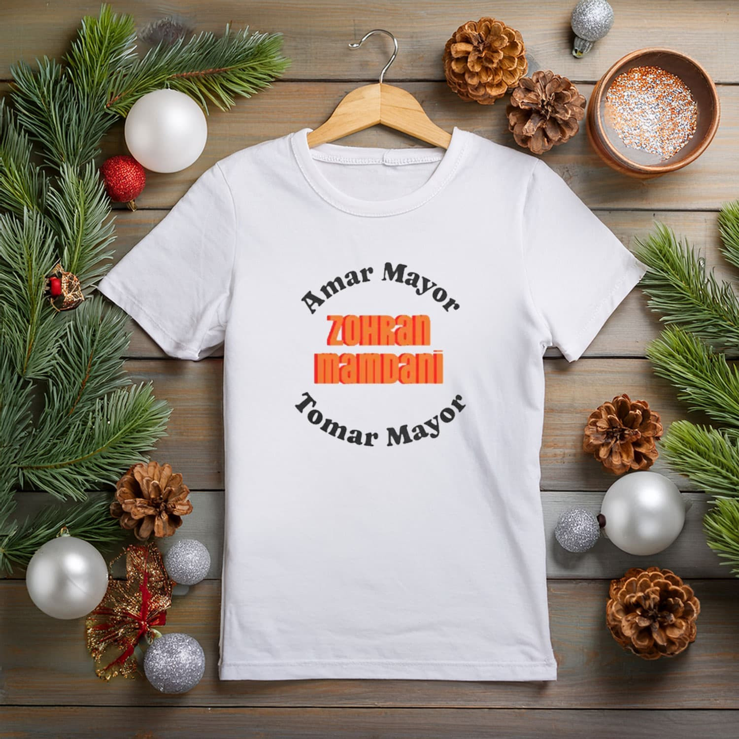 Zohran Mamdani Amar Mayor Tomar Mayor T-Shirt Political Activist Bangladesh Inspired Gifts