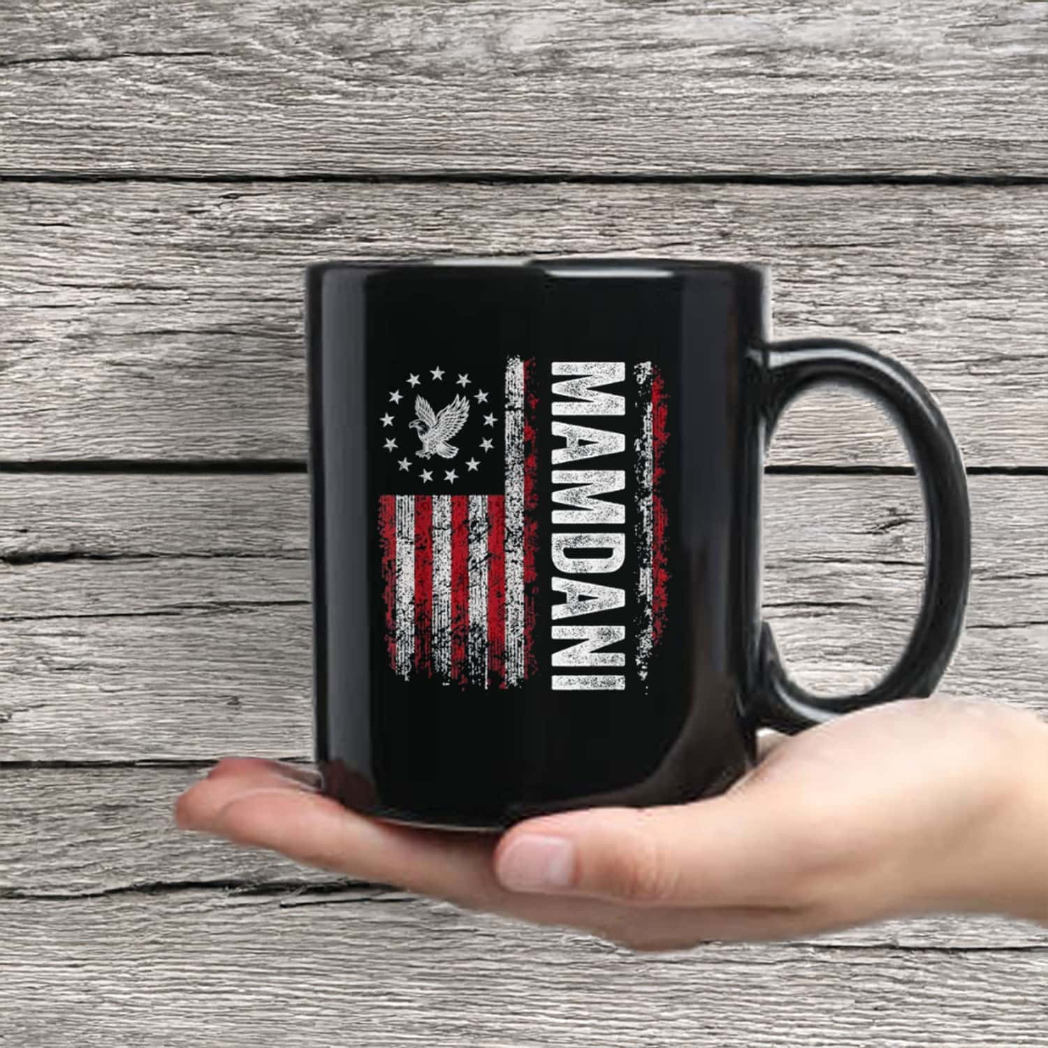 Zohran Mamdani American Flag Mug Democratic Socialist Mayor Patriotic Related Gifts