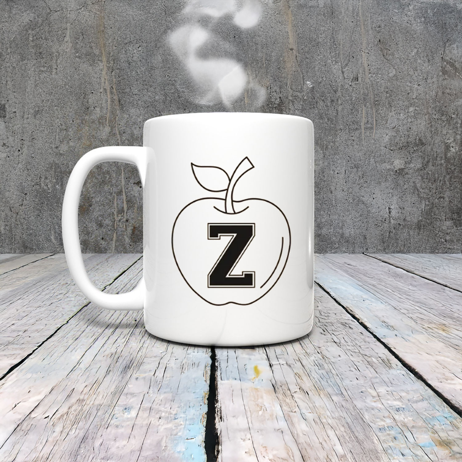 Zohran Mamdani Apple Big Z Mug New York Minimal NYC Symbal Cup Liberal Race Gifts