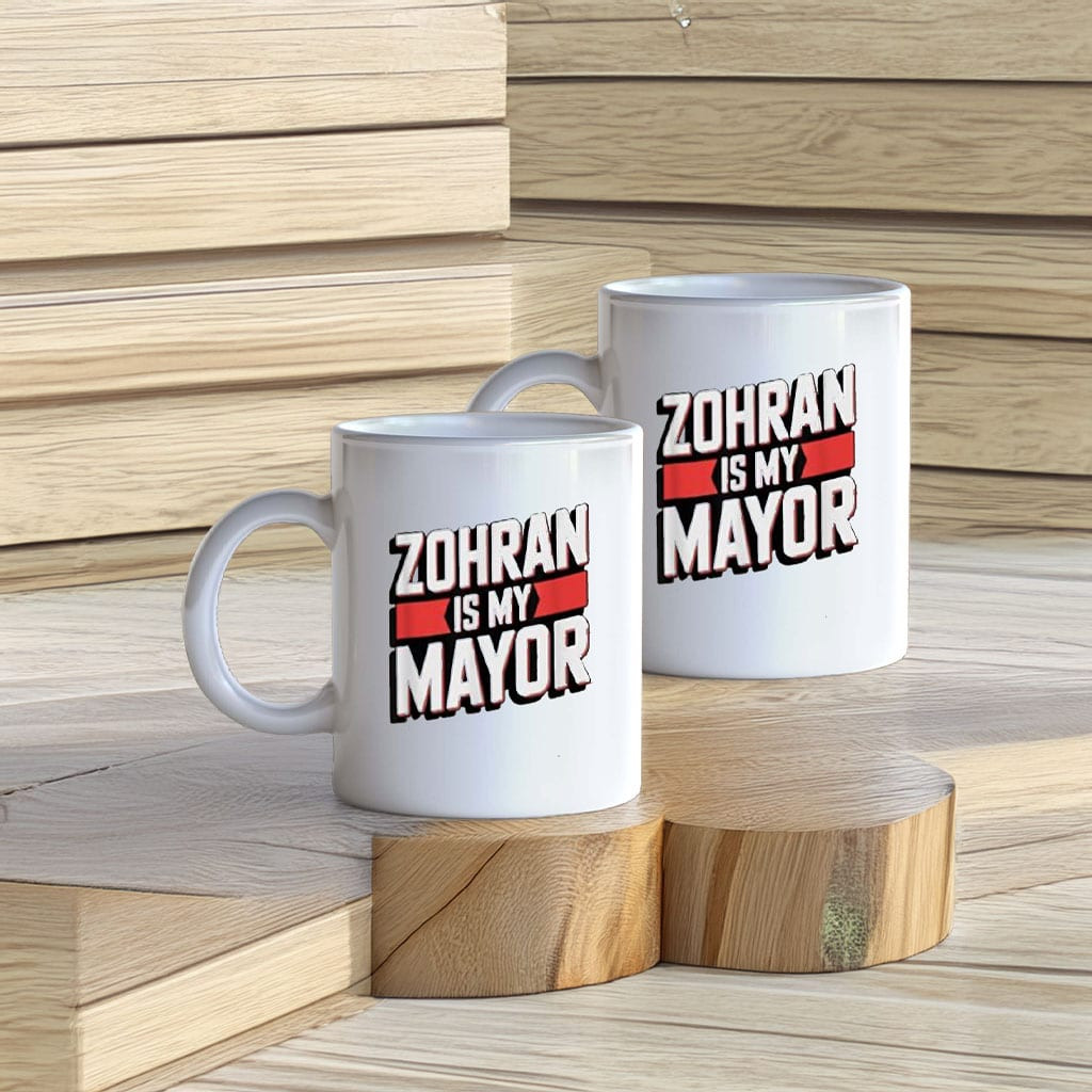 Zohran Mamdani Artist For Zohran Mug NYC Mayoral Race Political Activist Gifts