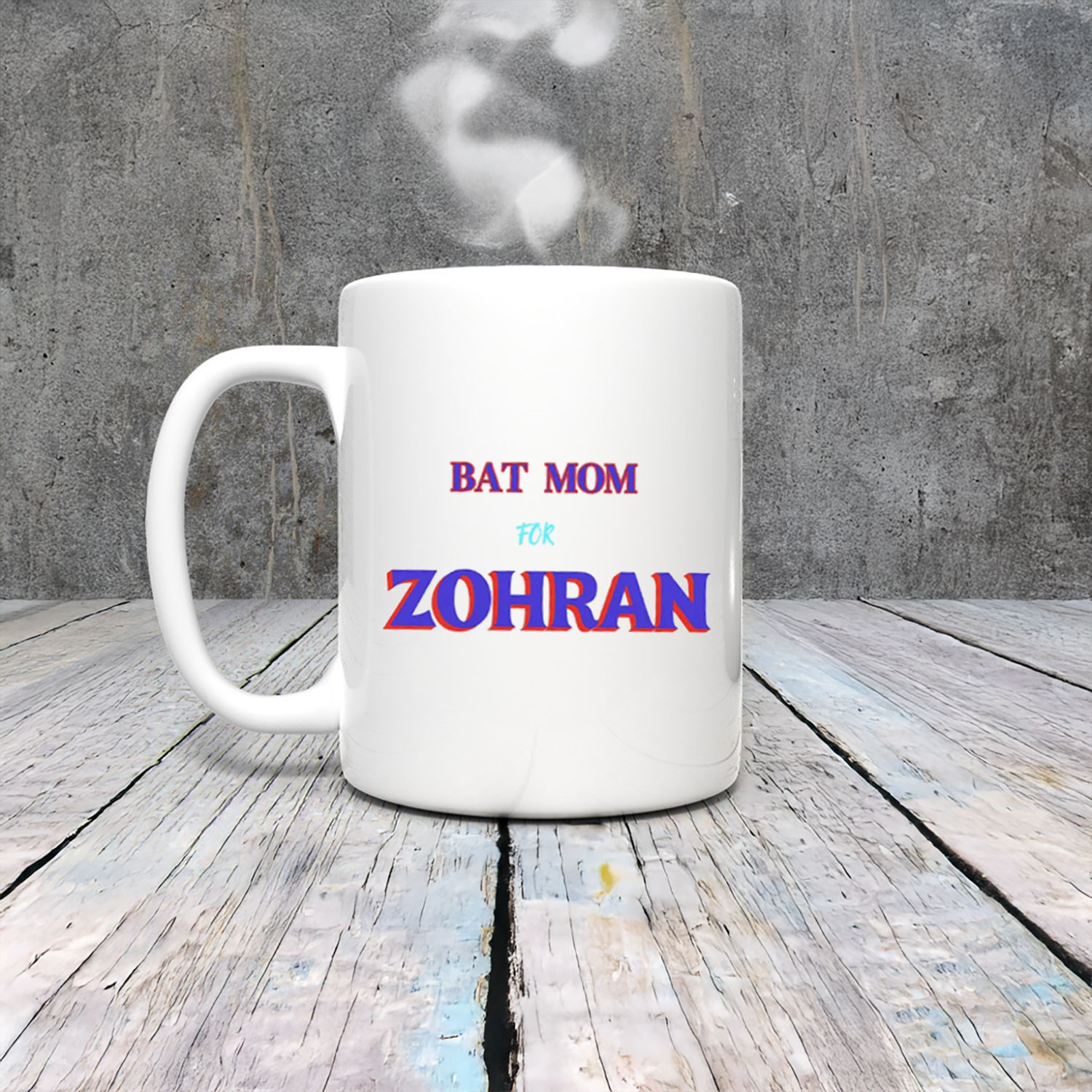 Zohran Mamdani Bat Mom For Zohran Mug New York Mayor Funny Political Wildlife Lover Gifts