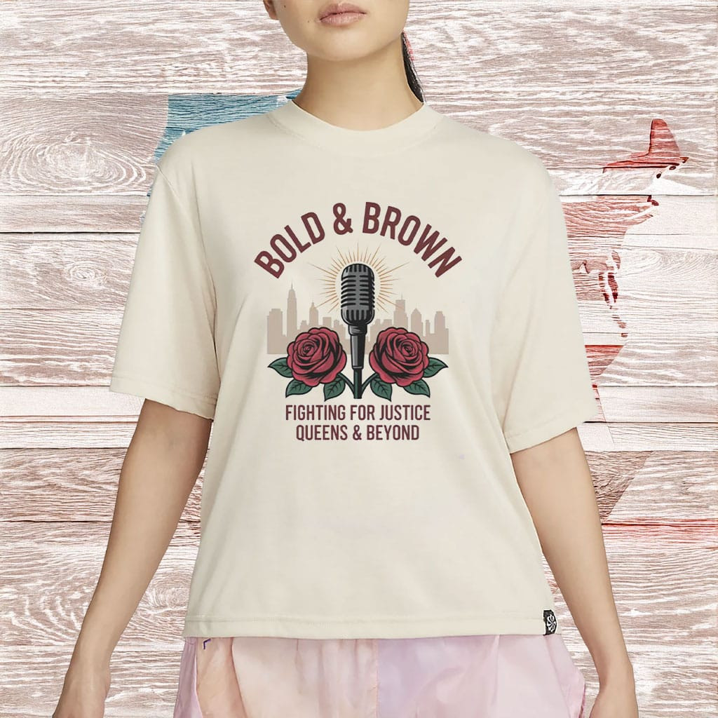 Zohran Mamdani Bold And Brown T-Shirt Fighting For Justice Mamdani Mayor Tee Political Gifts