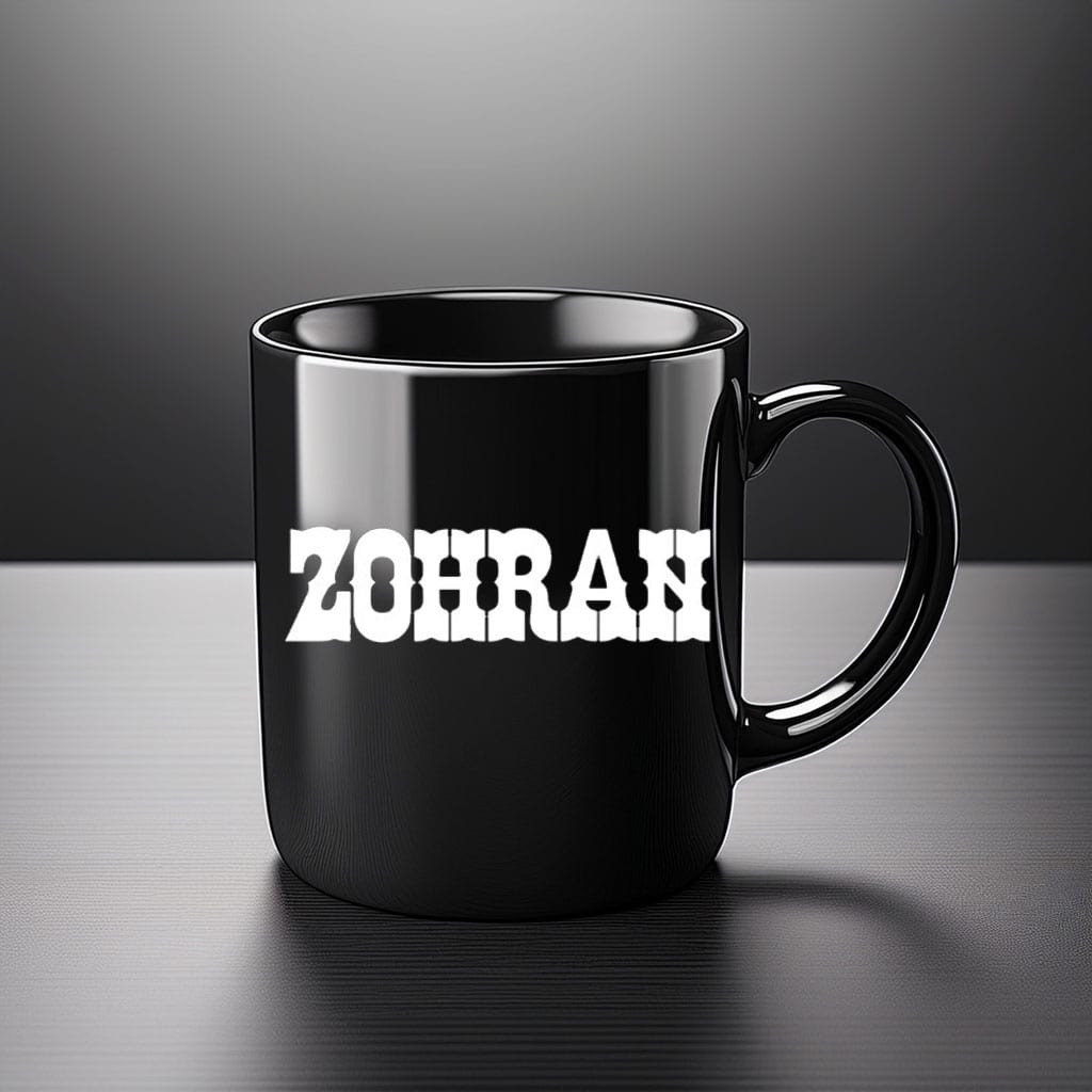 Zohran Mamdani Bold Lettering Zohran Mug New Yorker Vote For Zohran Mayor Inspired Gifts