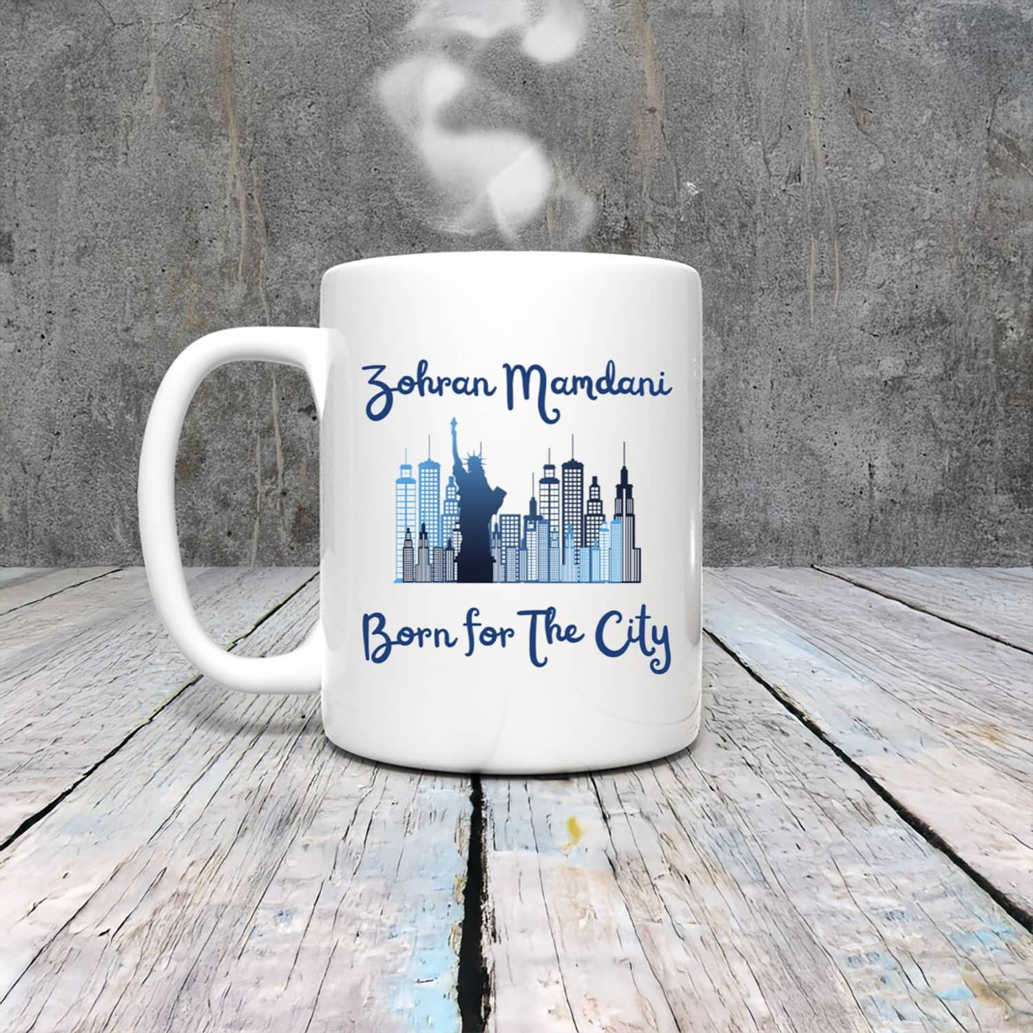 Zohran Mamdani Born For The City Mug New York City Mayor Campaign Political Gifts For Her