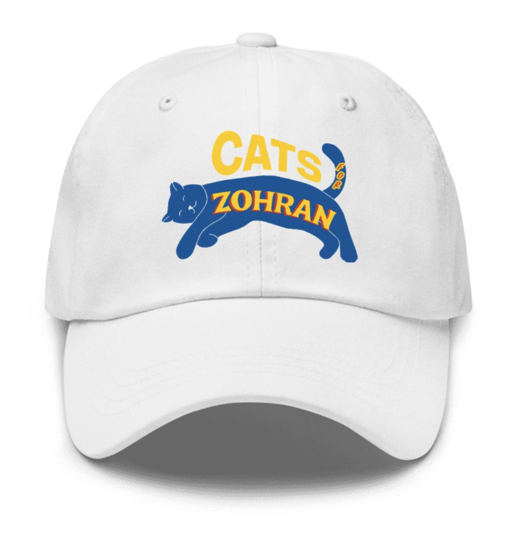 Zohran Mamdani Cats For Zohran Hat Political Campaign Baseball Cap Cat Merch Gifts For Him
